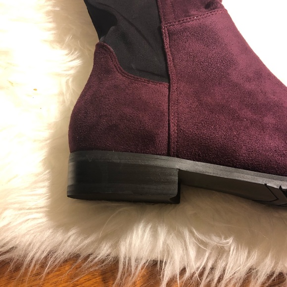 🎉Shoe’N Tale Wine over the knee Boots new in box - Picture 3 of 8